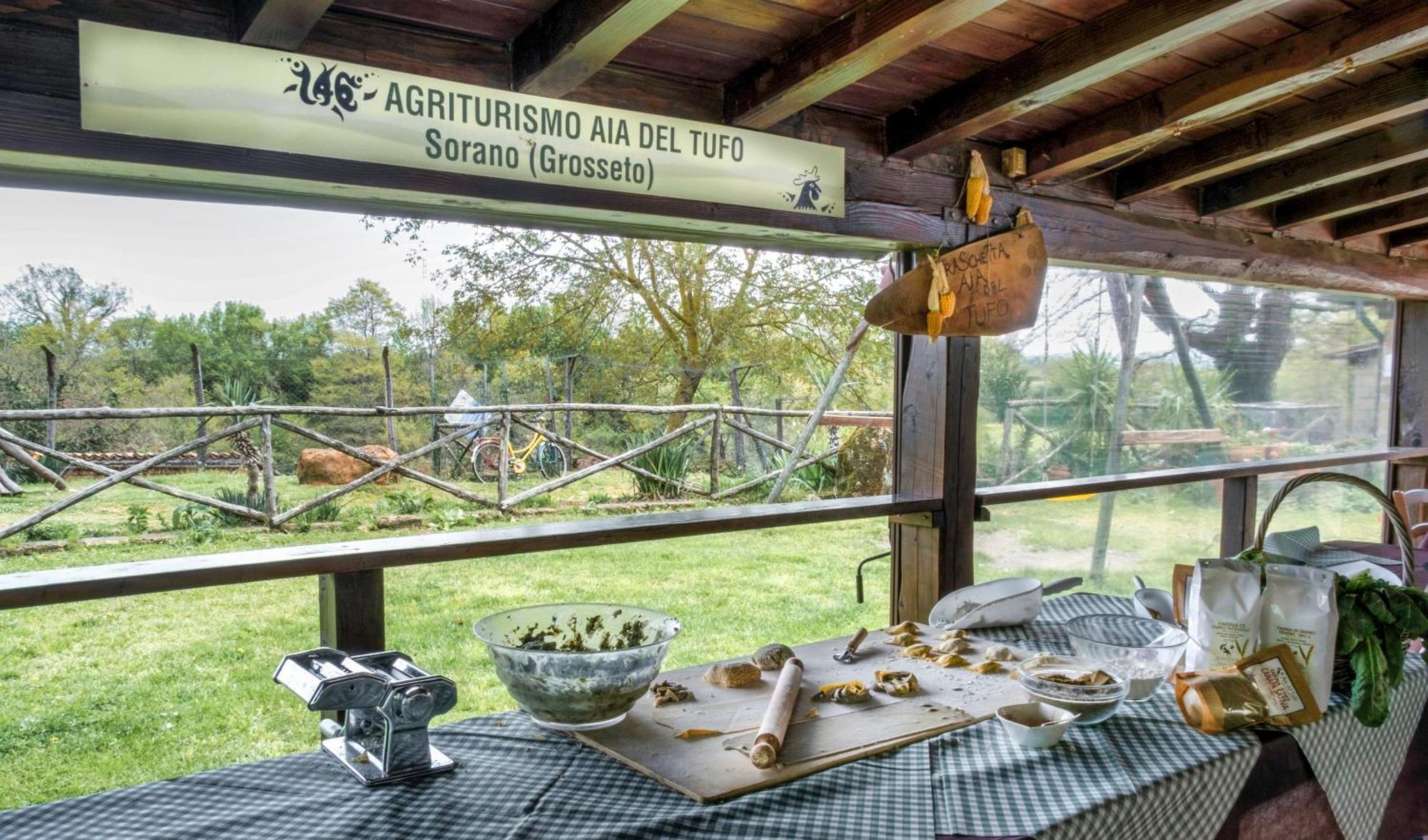 Bio Agriturismo Aia Del Tufo Сорано Экстерьер фото